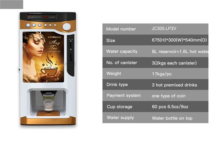Tea coffee vending machine for lipton use