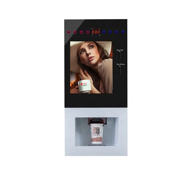 Kas fes Thiab Kub Espresso Vending Tshuab